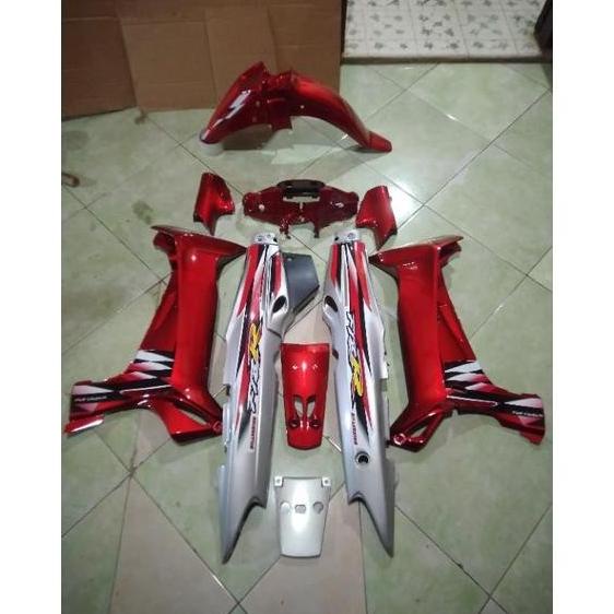COVER BODY FULL SET HALUS YAMAHA F1ZR FIZR FIZ R MILLENIUM MERAH