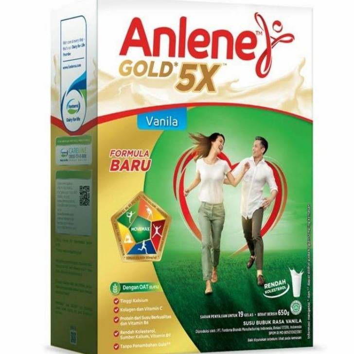 

RBBQ2844㊚ Anlene Gold 5X 640gr Original/Vanilla/Coklat ED Juni 2024 ㊚