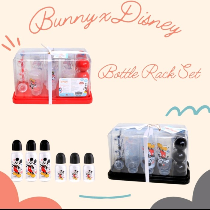 Lusty Bunny rak +botol susu Disney set NEW