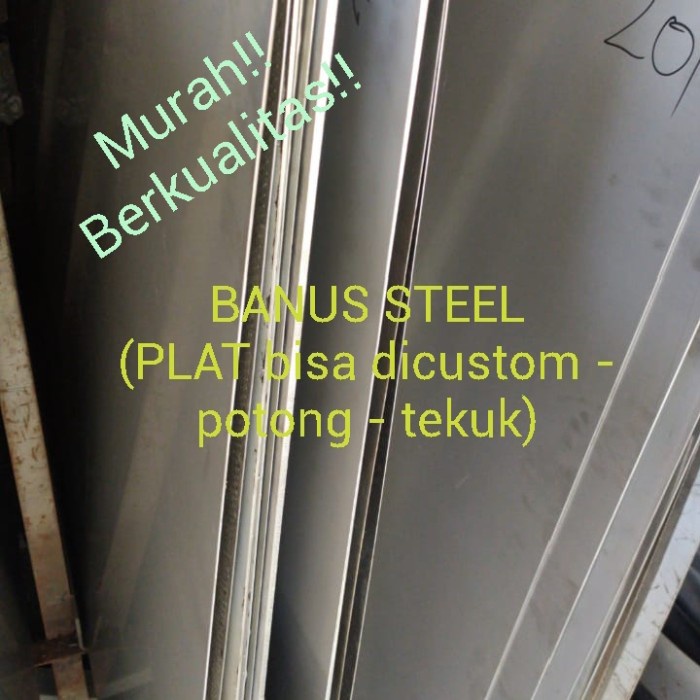 Plat stainless 1,5 mm / plat stainless 201 tebal 1,5 mm / plat stenlis
