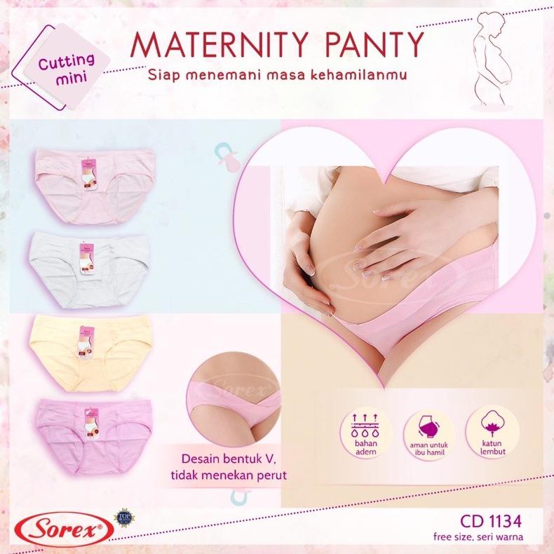 Terlaris Sorex Cd Celana Dalam Hamil 1134 Mini (Di Bawah Pusar) Maternity Seamless 1127 1130 1132
