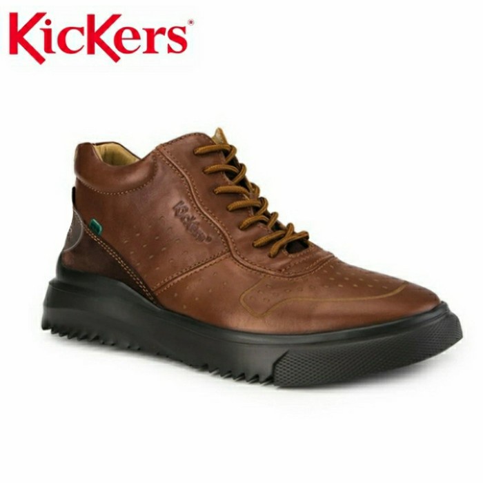 Terlaris Sepatu Kickers Original Mens Kcm 3326 Sepatu Boots Casual Brown