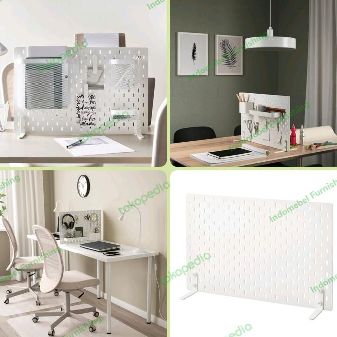 

Pegboard berdiri sekat pembatas meja 56 x 37 cm papan workshop lubang ---NEW---