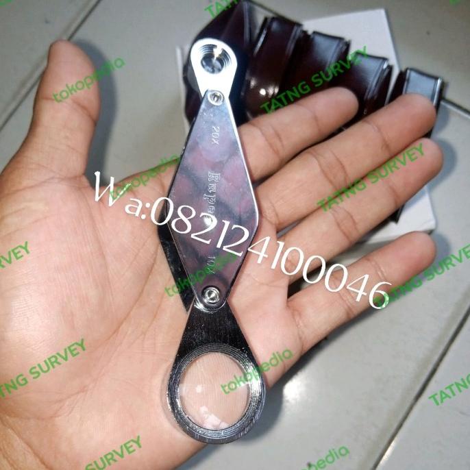 

lup rupper pembesaran 10x20 Loupe 10x20 kacapembersar 10x20 ---NEW---