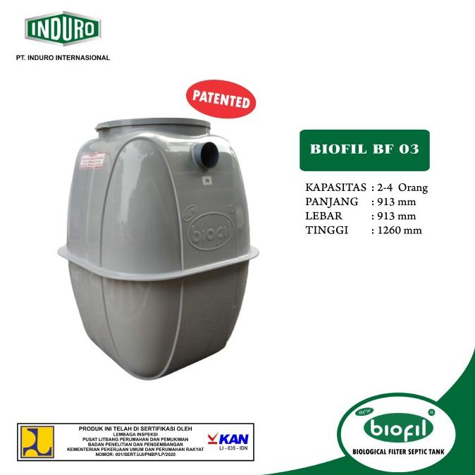 Septic Tank Biofil Atau Tangki Septic Biofil Bf 03 At