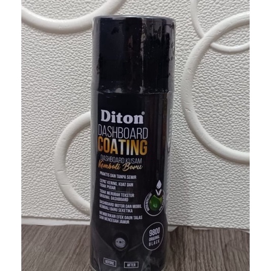 pilox cat semprot penghitam dasbor motor mobil DITON PREMIUM dashboard coating original black 9800
