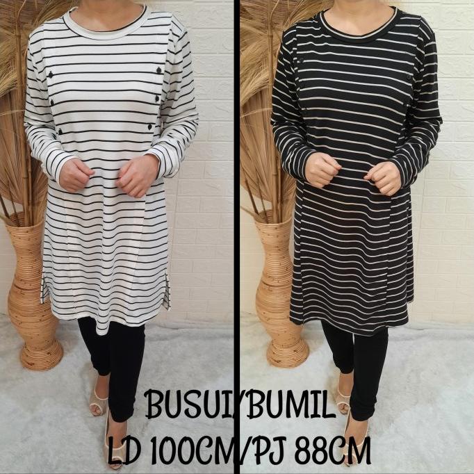 [ Baju Hamil ] Baju Tunik Busui Ibu Menyusui Bukaan Samping Kanan Kiri Salur Premium Berkualitas