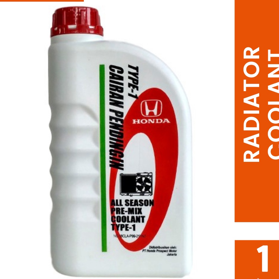 Coolant - Cairan Pendingin Air Radiator Type-1 Warna Hijau Mobil Honda Brio Mobilio Jazz RS City C