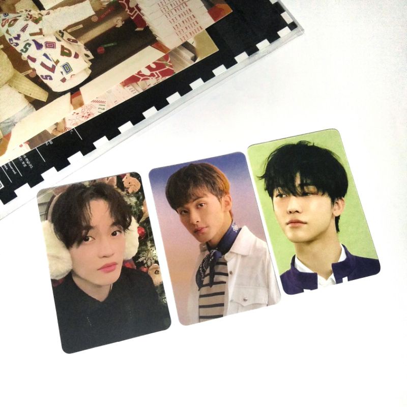 [official] wts nct dream 127 pc photocard tc chenle pink christmas, bene mark sg23 smstore, jaemin b