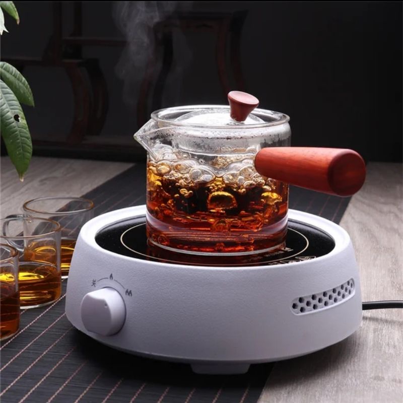 Teko Teh Kaca Teapot Kaca Teko Teh Wooden Handle Motif