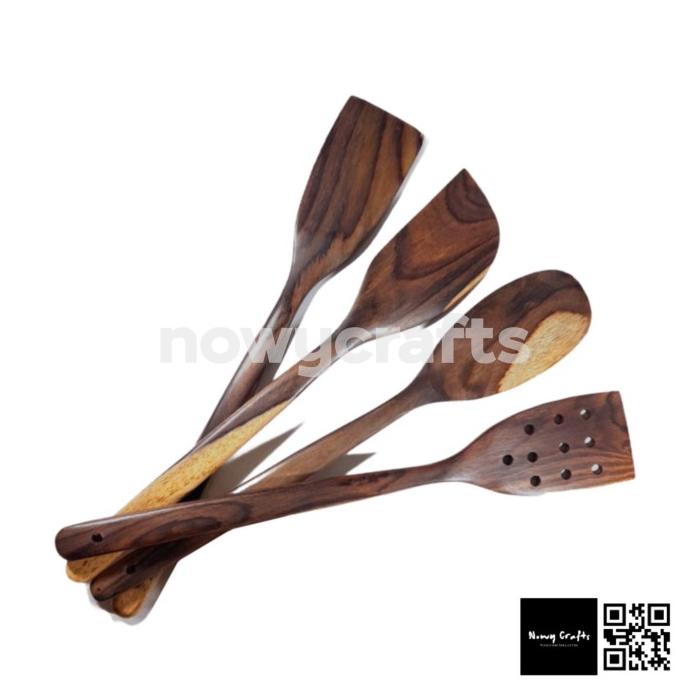 Set Alat Masak Kayu / Sutil Kayu / Sodet Kayu / Solet / Eros