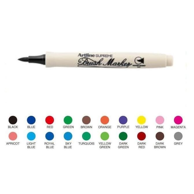 

Spidol Kuas Artline Supreme Brush Marker Variasi 2