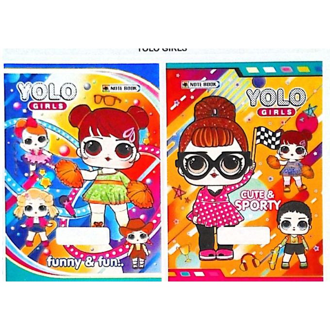 

BUKU TULIS NEW STAR 38LBR YOLO GIRLS / PACK