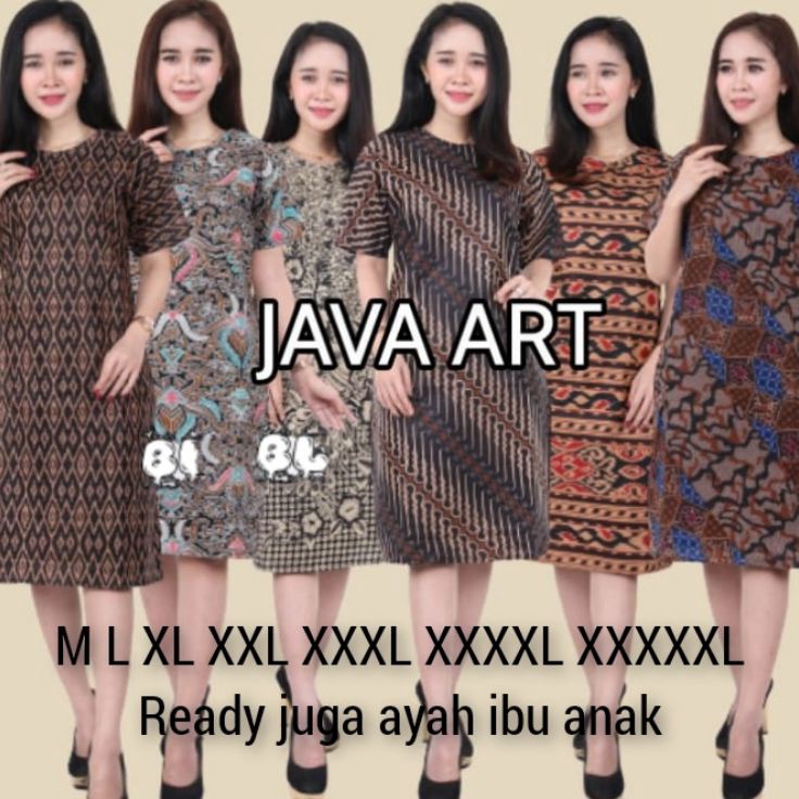 Terbaruϟday BAJU DRESS WANITA MODERN MODEL TERBARU MOTIF BATIK LENGAN PENDEK SELUTUT PARTY NATAL SER