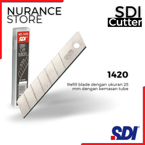 

Diskon promo REFILL CUTTER BESAR 25 mm SDI 1420 (1 TUBE ISI 10 PCS BLADE) RJR