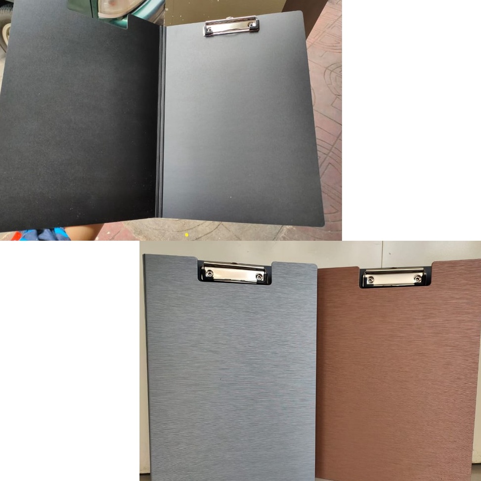 

Ready stock papan dada tutup metalic clipboard folder 457 bazic folio EV7