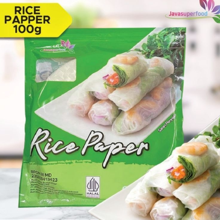 

SALE TERBAIK Rice Paper Bulat 100gr/ Banh Trang High Quality Rice Paper / Kulit Lumpia Vietnam Rice Paper / rice roll spring roll (halal) /10 lembar per pak