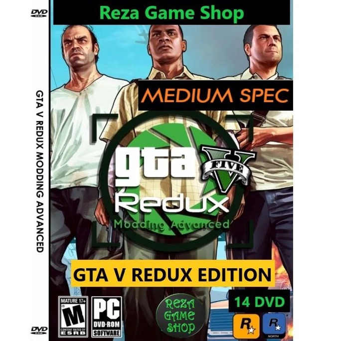 Gta V Redux Edition Full Mod | Cd Game | Game Pc Dan Laptop | Gaming