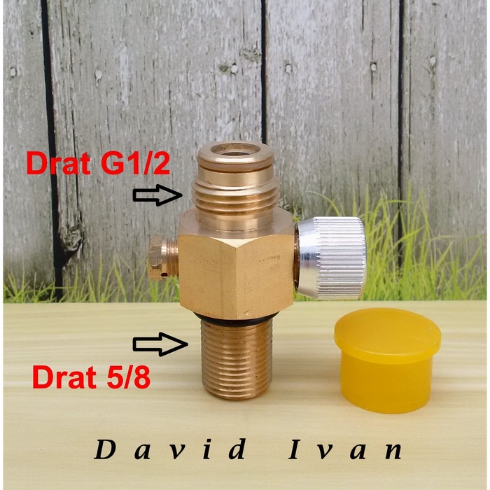 Kran Paintball On/Off Drat 5/8