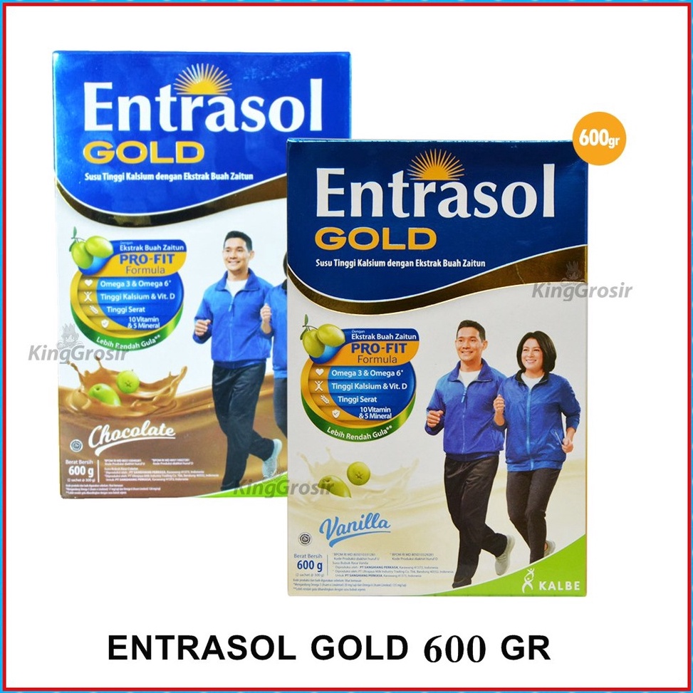 

HOT Entrasol Gold 580 gr Vanila / Coklat Susu Untuk Lansia