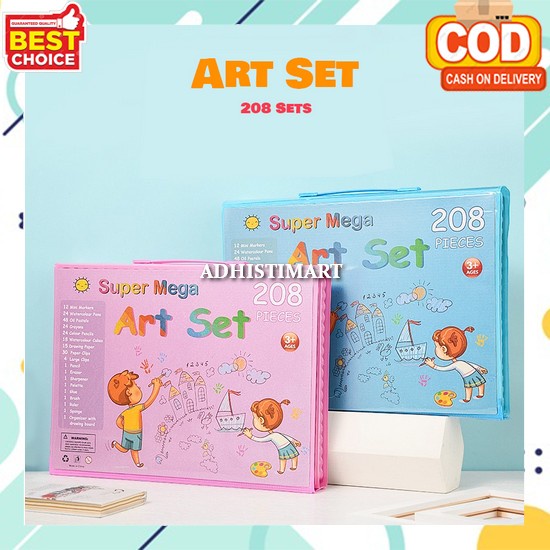

Alat Mewarnai Anak Perempuan Laki Laki Colouring Set Alat Tulis Anak Tk Sd Crayon Set Anak Oil Pastel Warna Cerah Pensil Warna Lengkap Tidak Beracun Krayon Set Perlengkapan Menggambar Drawing Stationary Alat Melukis Non Crayon Set 208 Pcs Pensil War