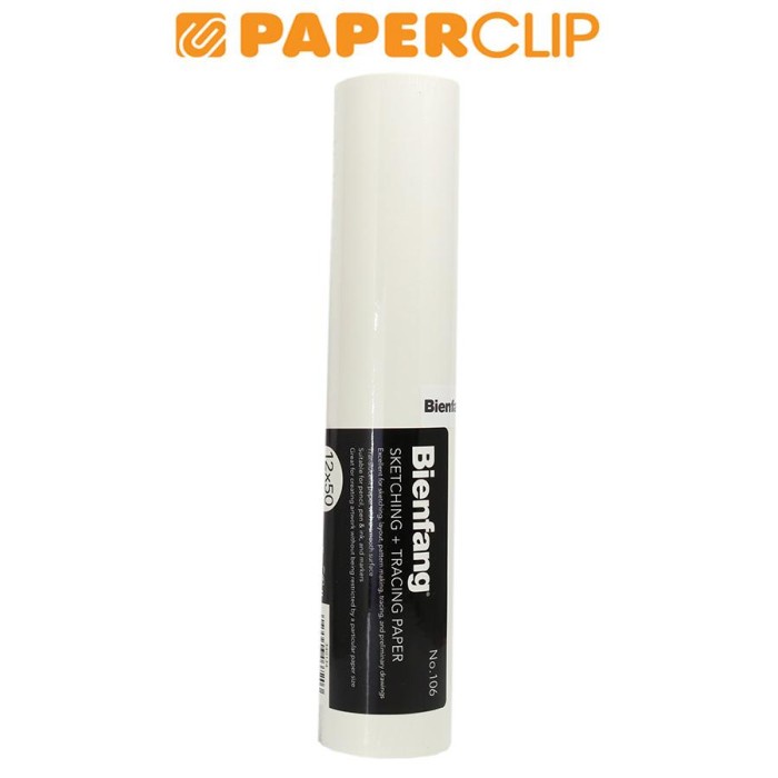 

Terlaris Tracing Paper Bienfang White Sketching & Tracing Roll 50 Yard 340134