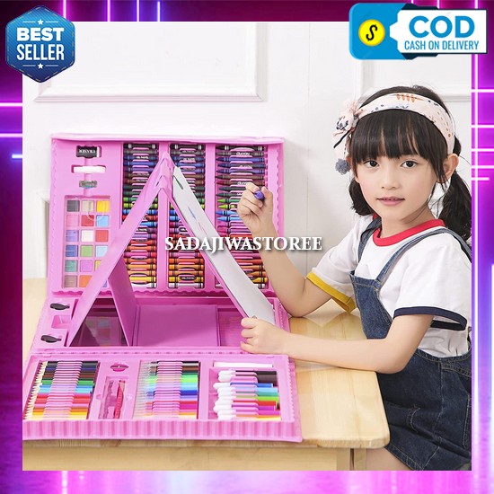 

Crayon Set Anak Perlengkapan Menggambar Alat Mewarnai Anak Perempuan Laki Laki Tidak Beracun Drawing Stationary Pensil Warna Lengkap Oil Pastel Warna Cerah Krayon Set Colouring Set Alat Tulis Anak Tk Sd Alat Melukis Non Crayon Anak Pengasah 208Pcs Set