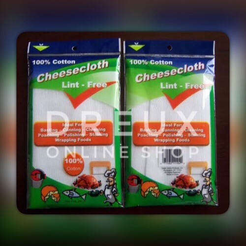 Terlaris [Import] Cheese Cloth 100% Cotton Gauze Muslin Lint-Free Size 182X91Cm