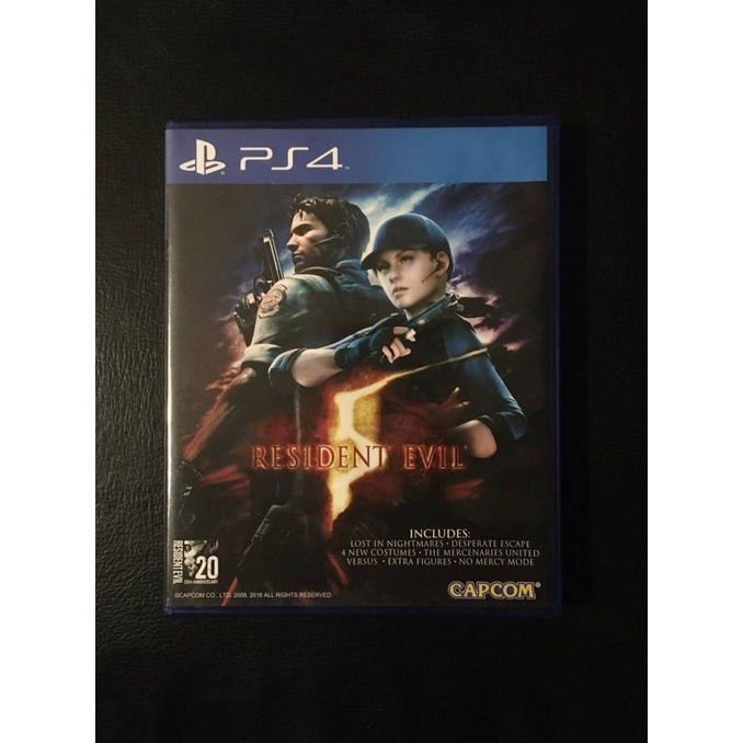 Bd Ps4 Kaset Ps 4 Resident Evil 5 / Re 5 Re5 Cd Game