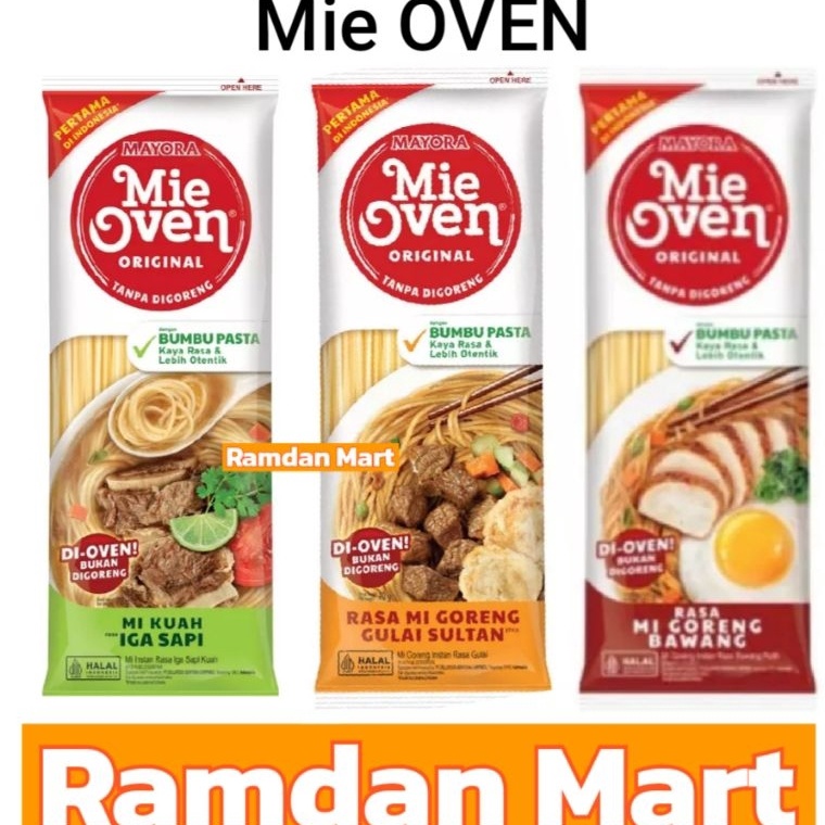 

【Penjualan Terbaik】✅COD Mie OVEN | Mie instan Paket 3 Bungkus
