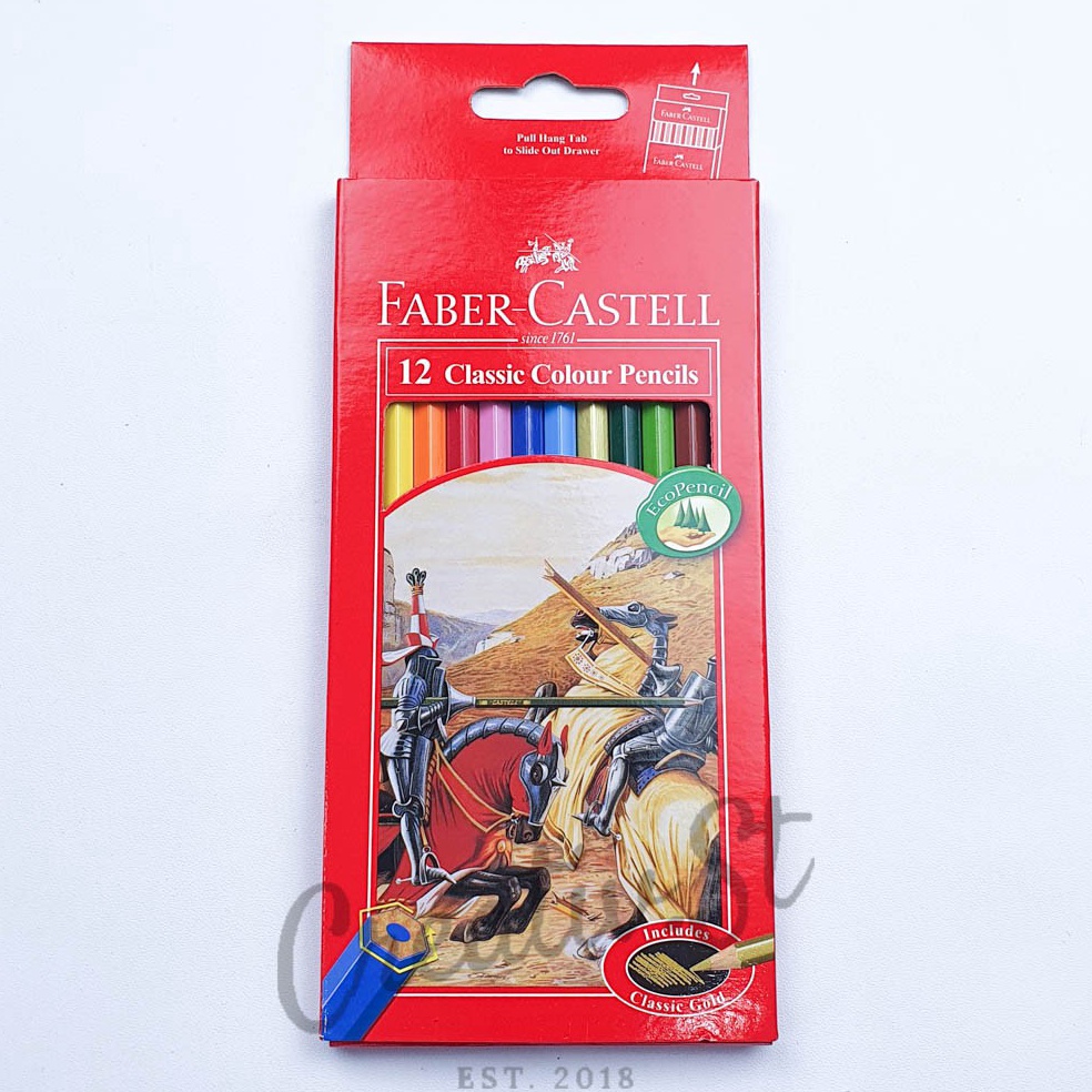 

Model Terkini.. Faber Castell Classic Colours Panjang Pensil 12 Warna 04K