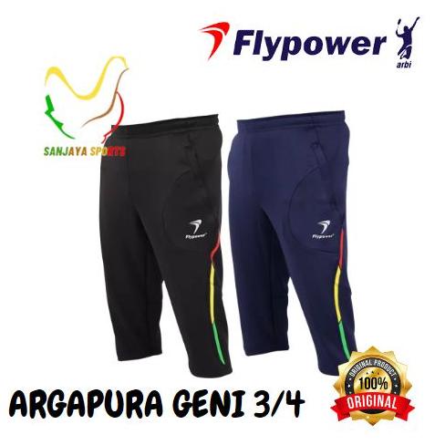 BISA COD CELANA FLYPOWER BADMINTON BULUTANGKIS FLYPOWER ARGAPURA GENI 3/4 ORIGINAL MURAH