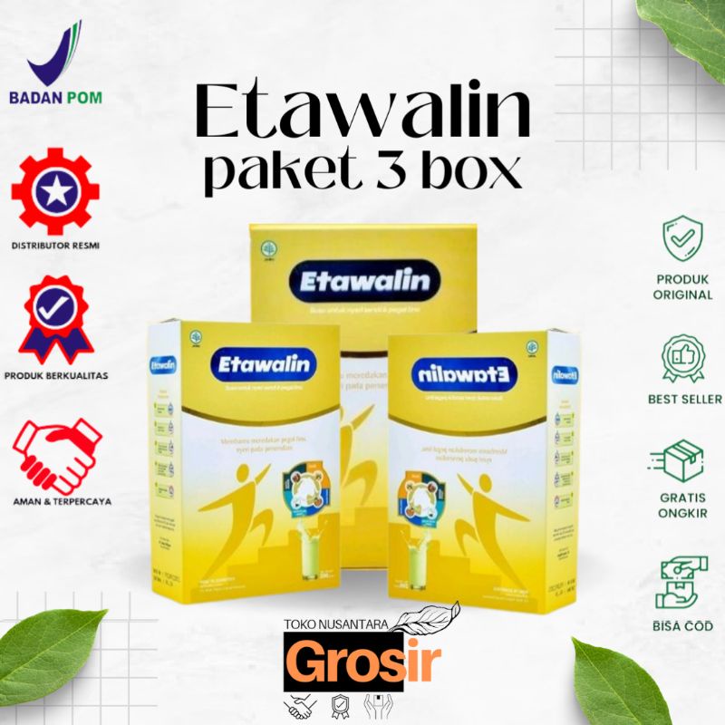 

Paket 3 Box Susu Etawalin Asli Susu Kambing Etawa Untuk Atasi Nyeri Sendi Terbaik