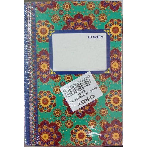 

Buku Hardcover Oktavo / A6 isi 200 Okey