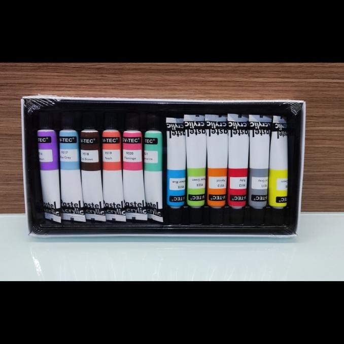 

Cat Acrylic Akrilik V-TEC PASTEL 12 Warna PA-612 6 ml