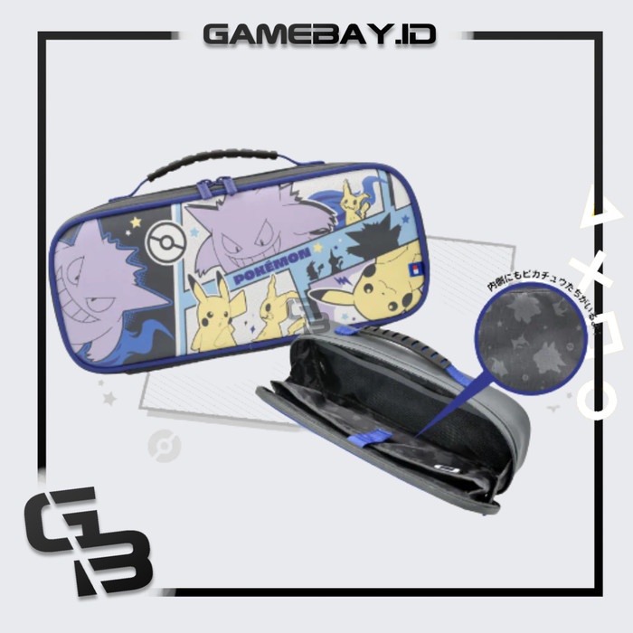 Bestseller Switch V1/ V2 / Oled Carrying Case Pikachu X Mimikyu X Gengar (Hori)