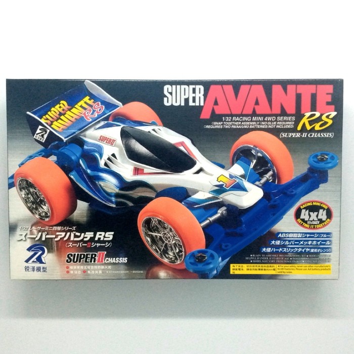 DISKON SPESIAL TAMIYA MINI 4WD MERK DD / RUIZE SUPER AVANTE RS TERMURAH