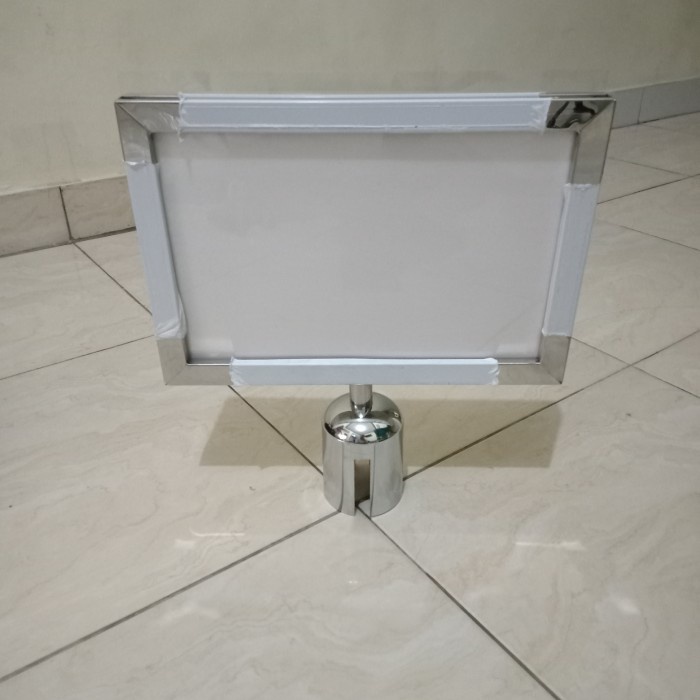 

Terlaris Papan Tiang Antrian Stainless-Promo-Lanscape