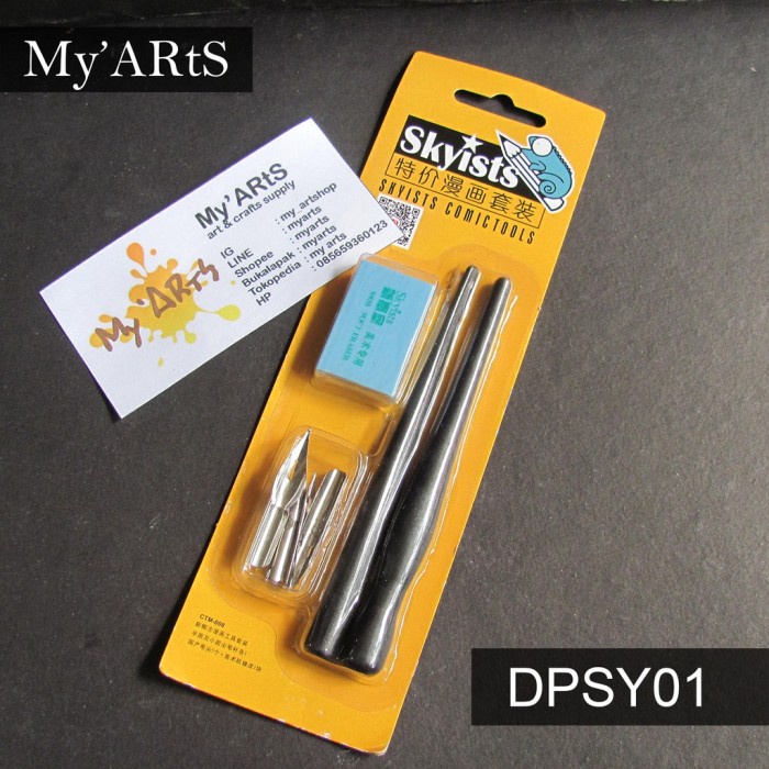 

Terlaris Skyists Comic Dip Pen Set Manga Drawing Tools