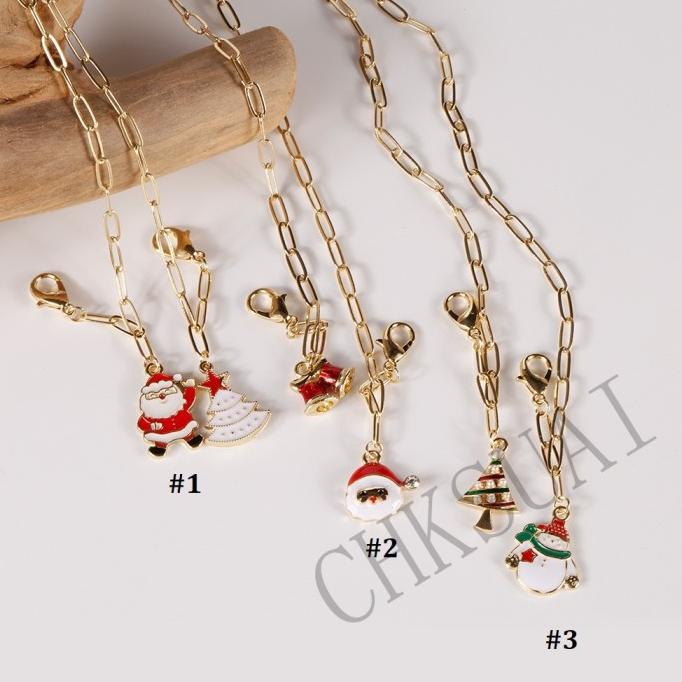 Kalung Rantai Tali Strap Masker Christmas Natal Mask Lanyard Chain