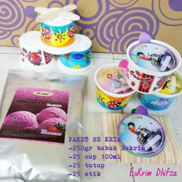 

DHHC1638 Stok terbaru PAKET ES KRIM MRCOOL 250gr CUP PRINTING 100ml/BUBUK ICE CREAM