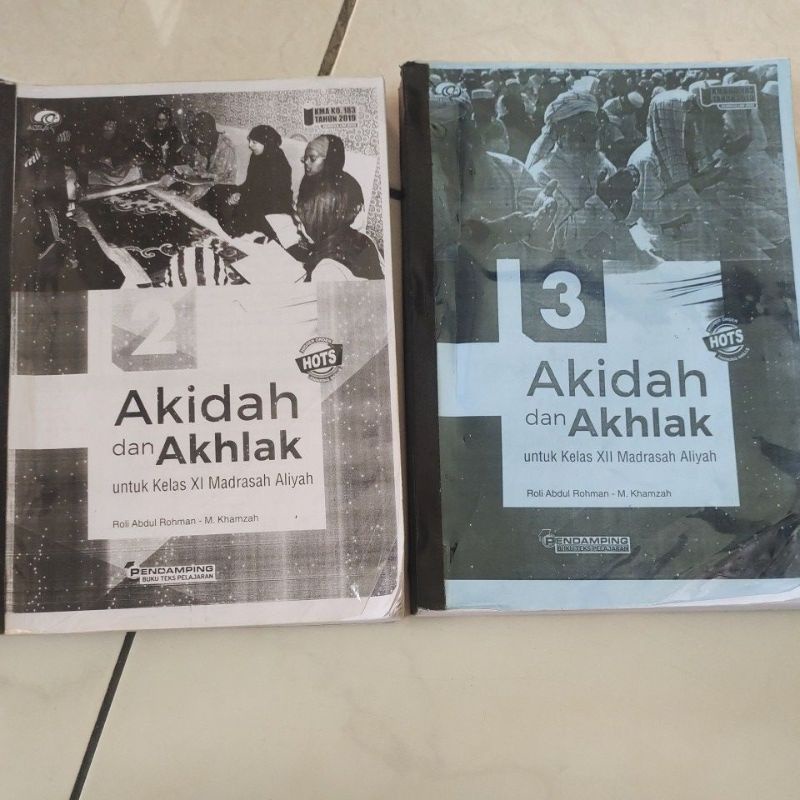 

(buku bekas, second)fotocopy akidah akhlak kelas 11, 12 MA