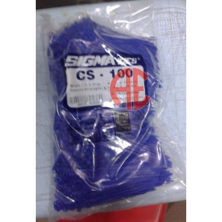 

Kabel Ties / Cable Ties Sigma 10Cm Warna Biru