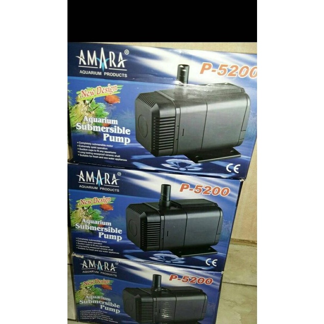 Pompa Amara P5200 /Pompa Aquarium Celup Kolam / Amara 5200