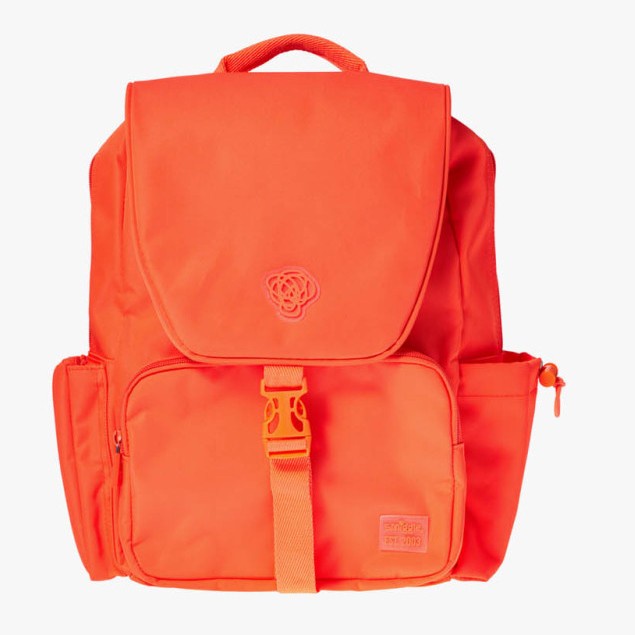 Smiggle Backpack Polos Tas Ransel Anak Ungu Original Junior Asli new