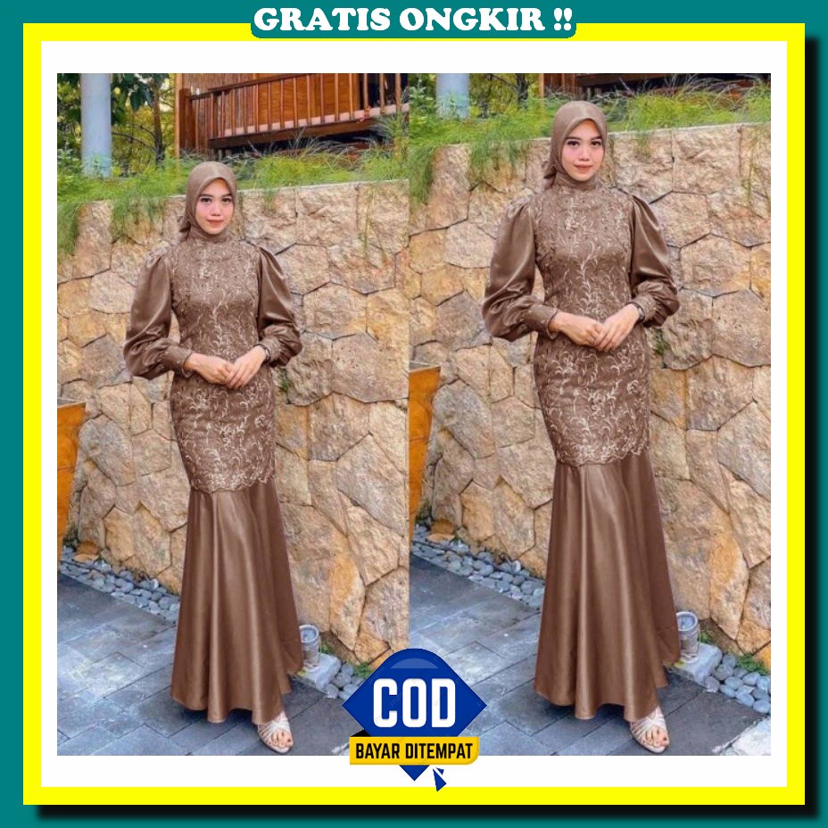 Deress Maxi Muslim Pendek Drees Casual Viral Termurah Setelan Murah Baju Atasan Gaun Set Deres Korea