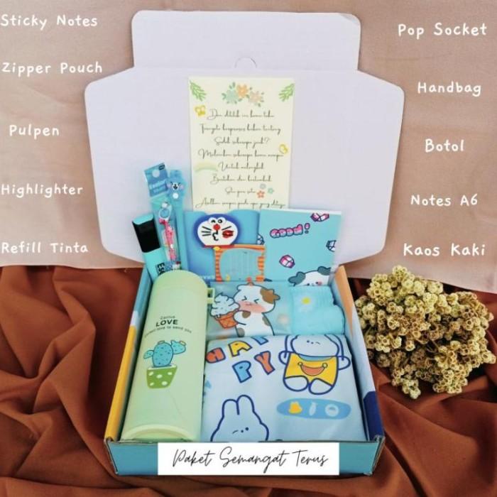 

TERMURAH [ READY ] PAKET SEMANGAT PAKET ALAT TULIS KOREA 10 IN 1