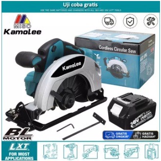 Terlaris Mesin Gergaji Listrik Bundar-Kamolee-Cordless Circular Saw