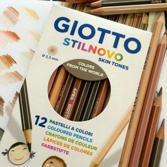 

Sil Warna Giotto Stiln Skin Tone Isi 12