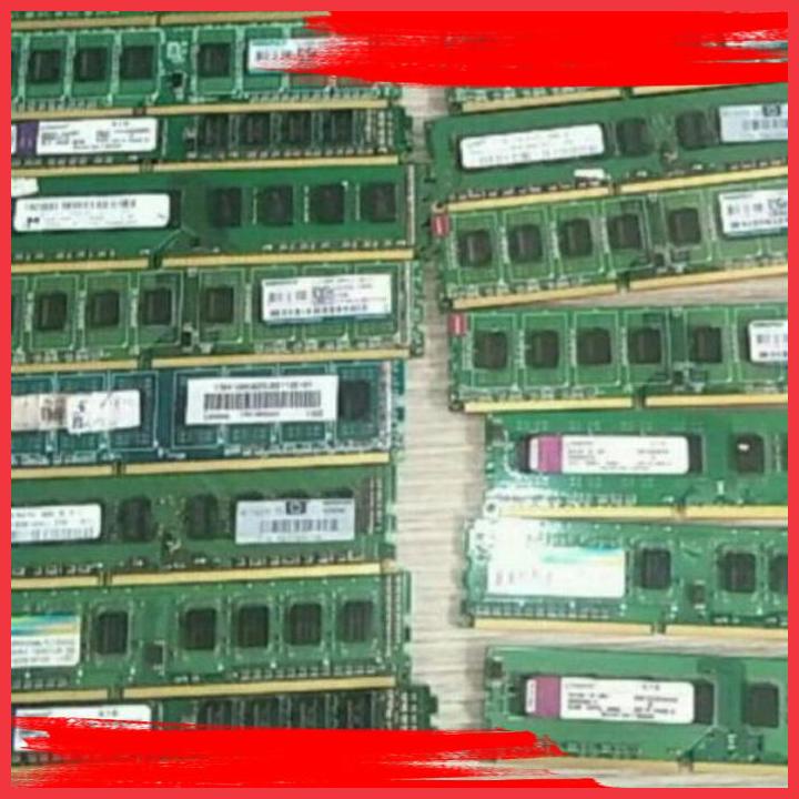 (TADE) RAM DDR2 2GB UNTUK PC LONG DIMM MEMORY KONDISI RUSAK